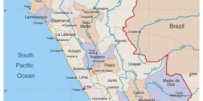 Mapa detallado mapa de Perú