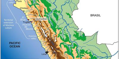 Perú geografía mapa