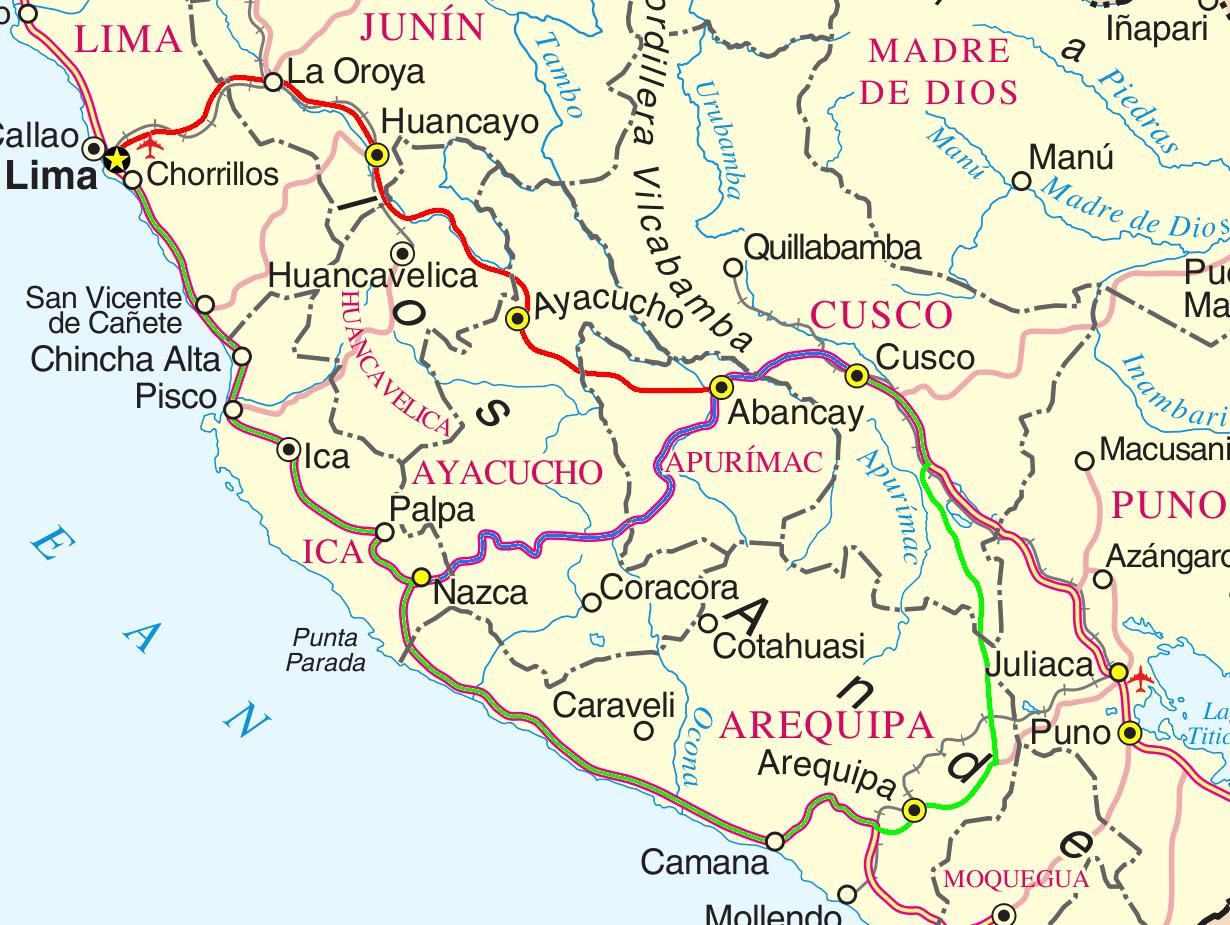 Mapa De Cusco Peru