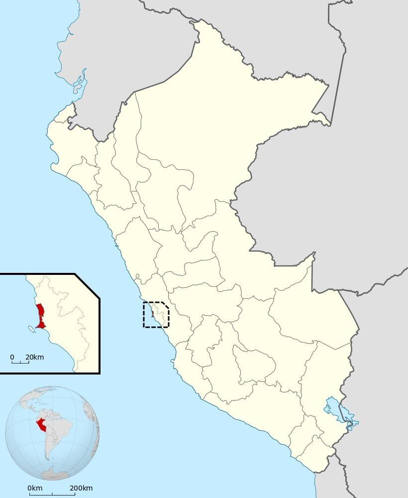 mapa de callao, Perú