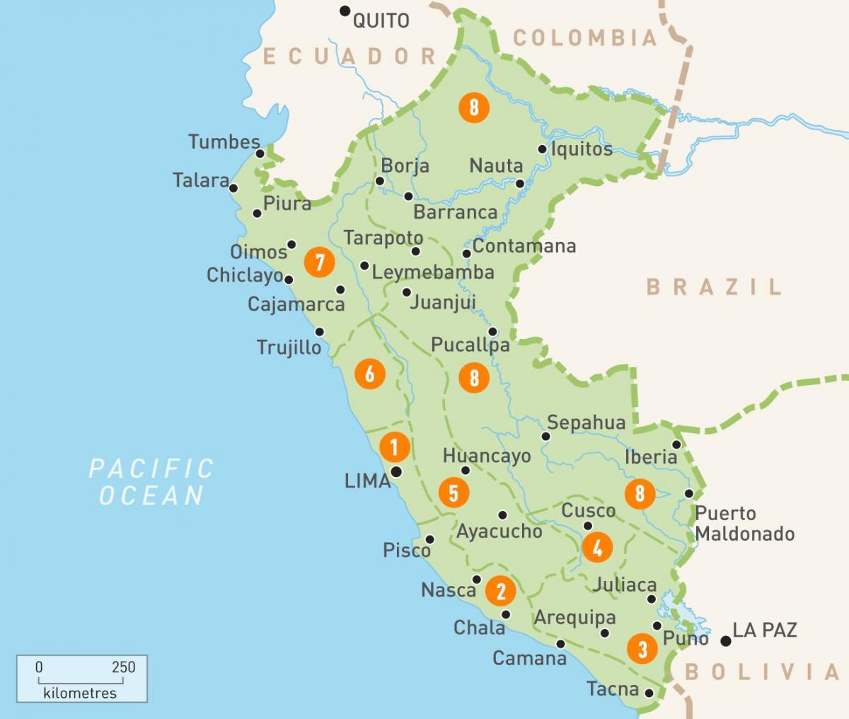 mapa de trujillo Perú