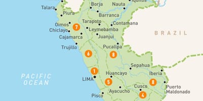 Perú provincias mapa